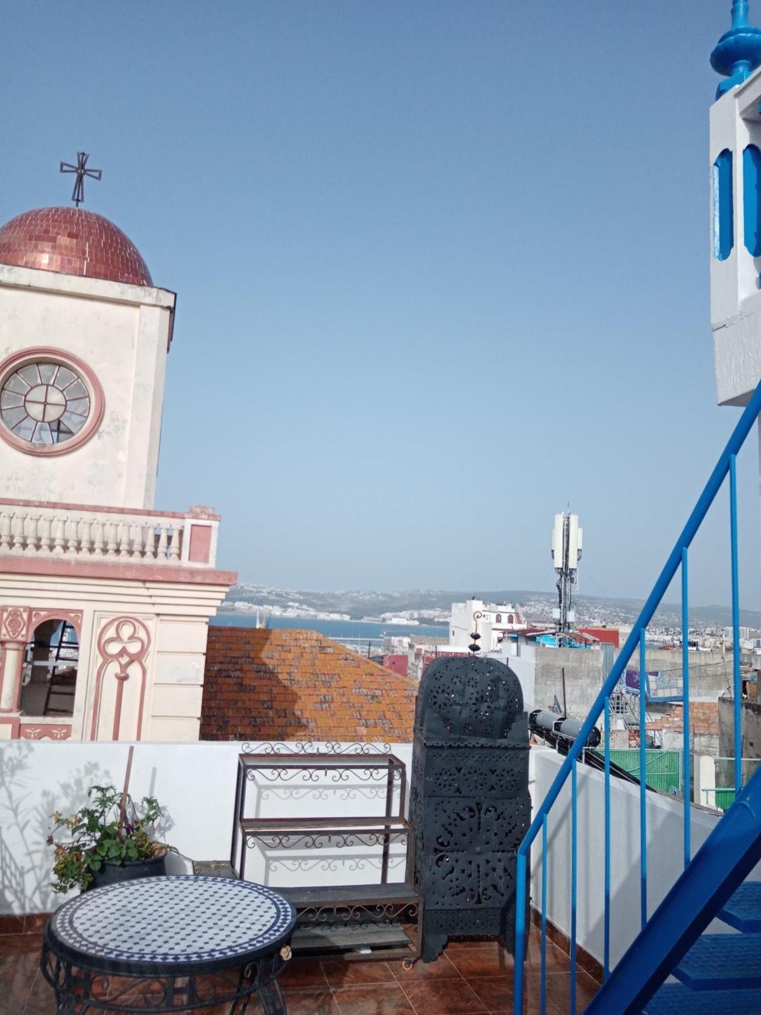 Tangier Medina Roof Top Apartment With Ocean Views Ngoại thất bức ảnh