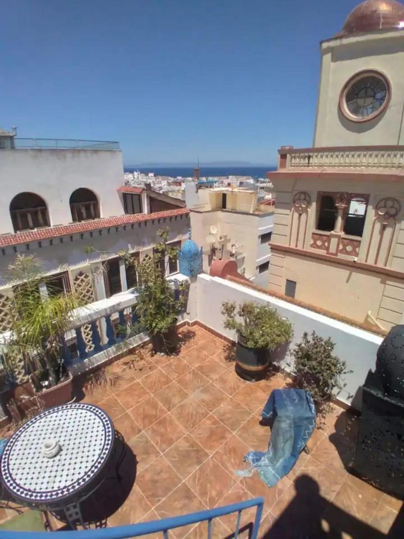 Tangier Medina Roof Top Apartment With Ocean Views Ngoại thất bức ảnh