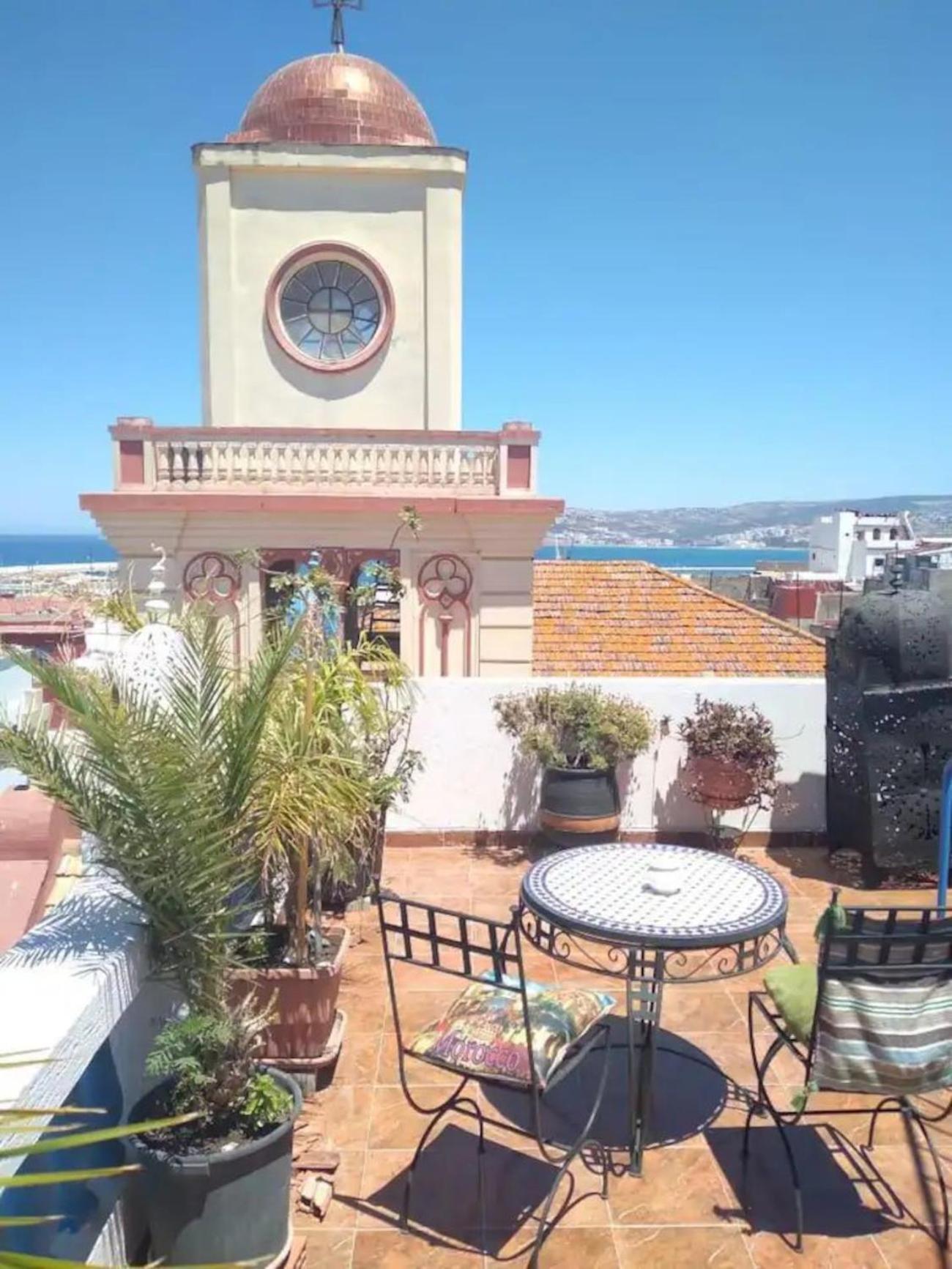 Tangier Medina Roof Top Apartment With Ocean Views Ngoại thất bức ảnh
